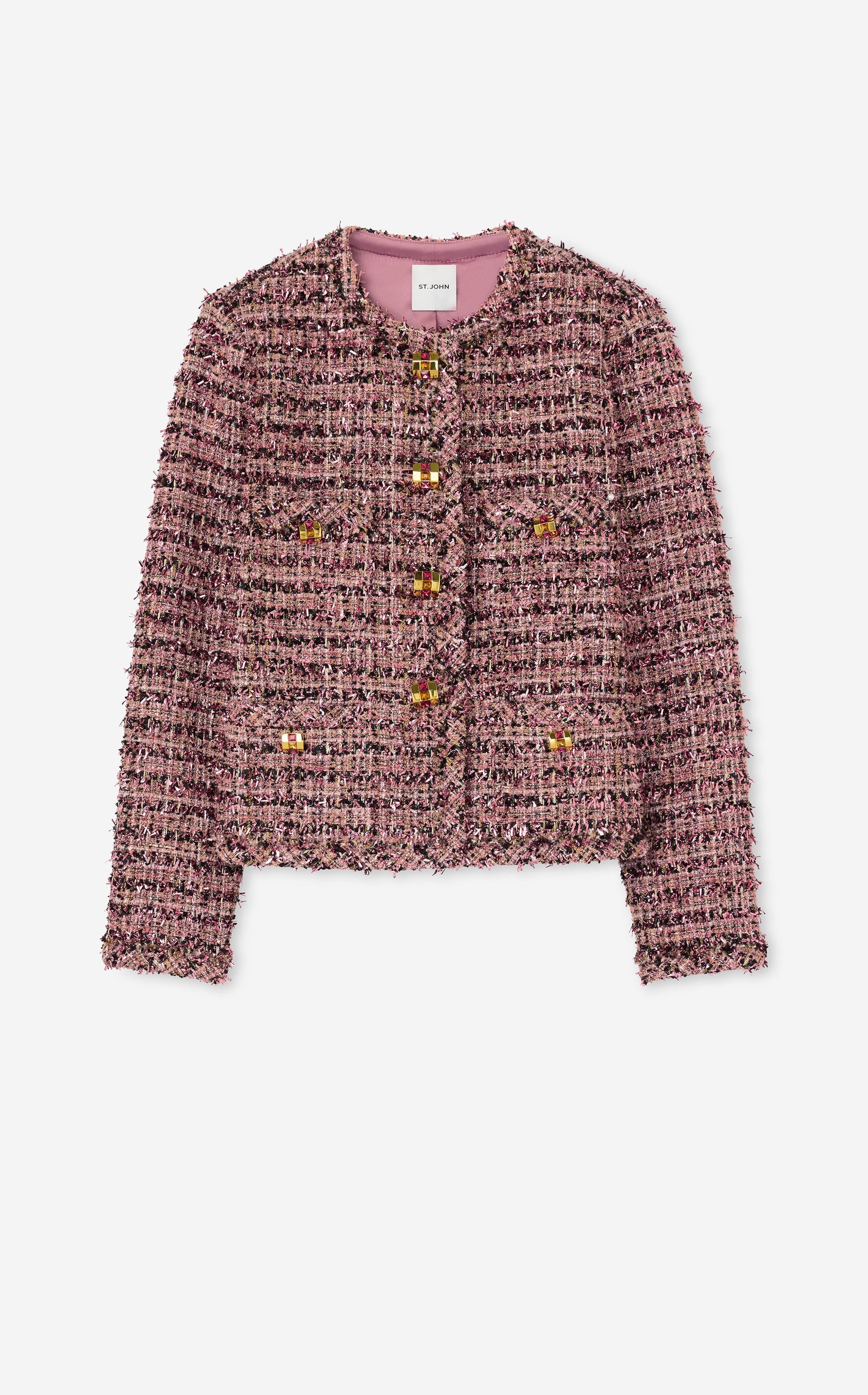 Eyelash Tweed Short Jacket