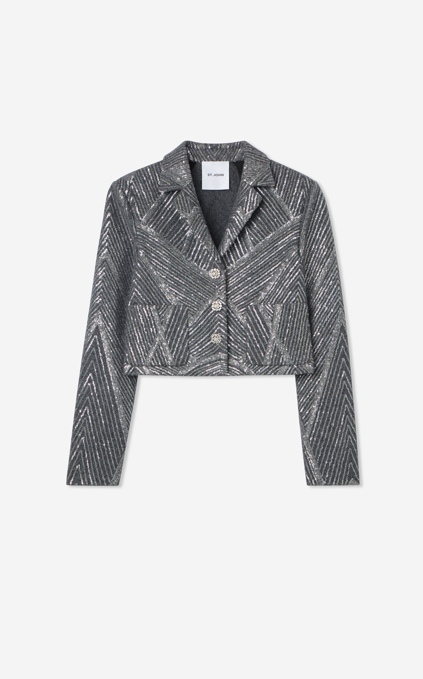 Sequin Chevron Jacket