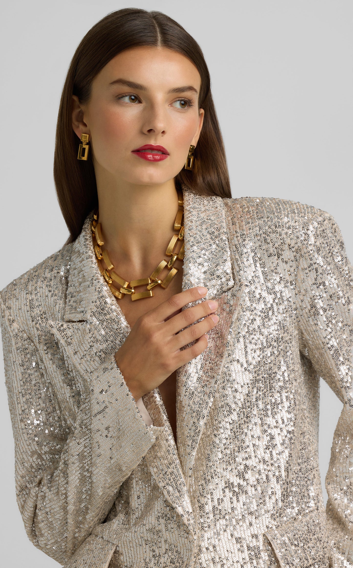 Sequin Knit Jacket